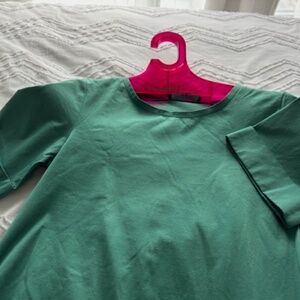 MaxMara Weekend Cotton Jersey Mini Dress - Green - Size S